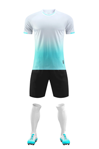 Maillot de football en polyester 100% de haute qualité en gros, imprimé par transfert thermique, personnalisé, unisexe, séchage rapide, classique - Product Image 2