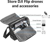 Sac de transport portable pour drone de la série Flip Mini, sac de rangement durable pour drone à bandoulière, sac de voyage pour appareil photo numérique