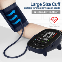 Tensiomètre numérique pour le bras supérieur, test de fréquence cardiaque, tensiomètre portable