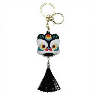 Porte-clés multifonctionnel en caoutchouc durable personnalisé pour la danse <span class=keywords><strong>du</strong></span> <span class=keywords><strong>lion</strong></span>, brise-ampoule rond pour accès aux flacons d'ampoules - Vente en gros - Product Image 2