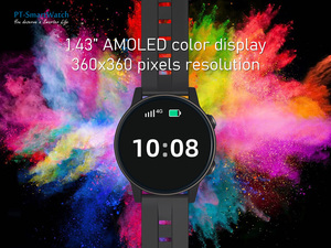 L23 người cao niên rơi xuống đồng hồ báo thức cho người cao tuổi ở nhà/ngoài trời với nhịp tim, SpO2, kết nối Wif và OEM/ODM sức khỏe đồng hồ - Product Image 6