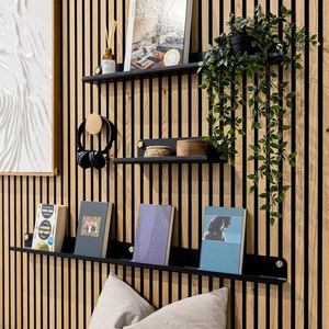 Pannello Acustico a <span class=keywords><strong>Doghe</strong></span> Certificato CE con Caratteristiche Impermeabili, Ecologiche e Ignifughe per Hotel e Appartamenti - Product Image 4