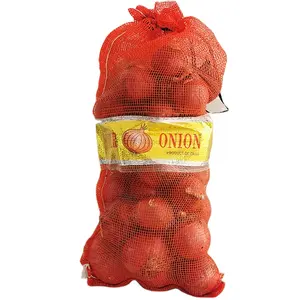 50kg 25kg materie prime nuovo aglio poltiglia rosa pp tessuto con coulisse tessuto pp sacchetti di cipolla fresca
