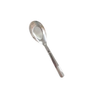 Cuchara de acero inoxidable, cuchara de fondo plano, cuchara china, cuchara para lingotes, cuchara para alimentar a niños, cuchara para comer para bebés - Product Image 5