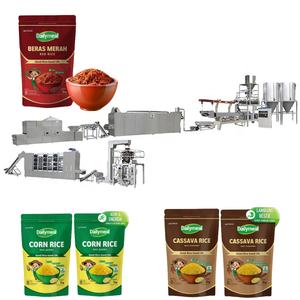 เครื่องจักรแปรรูปข้าวสารเสริมคุณค่าโภชนาการสีทองเกรดอาหารใหม่ วัสดุ SUS 304 อัตโนมัติ สำหรับแป้งและธัญพืช - Product Image 1