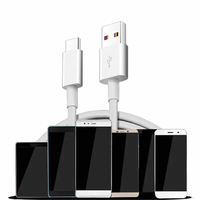Cables USB Tipo C con Pantalla Inteligente, 5A PD 60W, Cargador Rápido, Cable de Transferencia de Datos USB C para Teléfono Móvil y Computadora, Longitud Personalizable