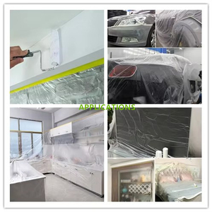 <span class=keywords><strong>Film</strong></span> de masquage <span class=keywords><strong>vert</strong></span> en PEHD, ruban adhésif washi transparent, qualité machine, souple, 8m/10m, bâche plastique, <span class=keywords><strong>film</strong></span> de protection automobile - Product Image 5