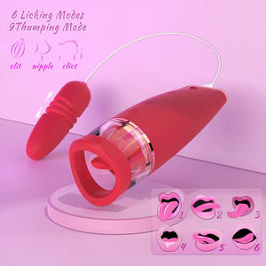 Potente Vibrador de Lengua con Vibración y Succión para el Punto G, Estimulador de Clítoris y Sexo Oral, Juguete Sexual OEM ODM en Caja para Mujeres - Product Image 3