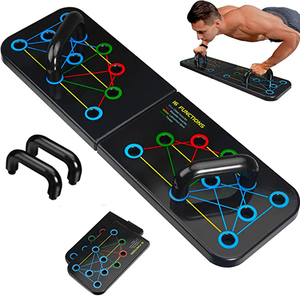 Jstar Set Multifunzione per <span class=keywords><strong>Esercizi</strong></span> Addominali e Push-up, Tavola Pieghevole per Fitness Domestico - Product Image 1