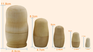 Prix bas en gros rose à pois petit ange cadeaux d'anniversaire poupée matriochka <span class=keywords><strong>russe</strong></span> poupée gigogne à cinq étages - Product Image 6