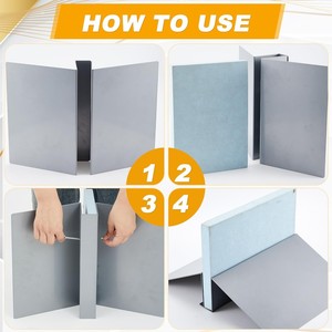 Supporto per cartelloni da pavimento in metallo, 2 pezzi, adatto per cartelloni da 12 pollici di larghezza fino a 72 pollici di altezza. - Product Image 4