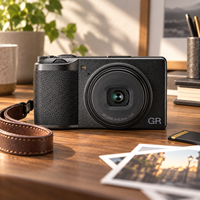 Appareil photo numérique compact professionnel 24MP APS-C haute performance, appareil photo de poche portable avec objectif à ouverture fixe F2.8 pour vlog de rue