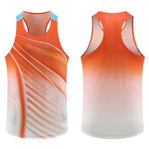 Gilet de sport pour homme personnalisé, séchage rapide, course à pied, fitness, athlétisme, marathon, compétition, entraînement sportif - Product Image 6