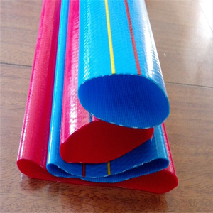 <span class=keywords><strong>Tuyau</strong></span> de refoulement plat souple en PVC bleu pour l'irrigation agricole - Product Image 4