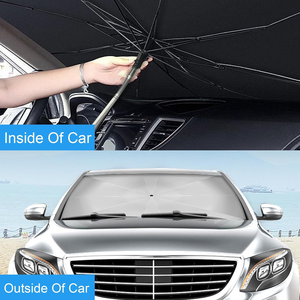 Universal Portable Foldable Windshield <b>Shade</b> Umbrella Spring Structure Adjustable Umbrella Handle for Any Car - Product Image 5