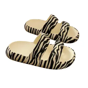 XIXITIAO Zebra atmungsaktiv lässig Eva Hausschuhe Rutsche Outdoor Sandalen Damen neuesten Damen Strand weiche Sohle Hausschuhe Schuhe flach