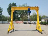 500kg 1Ton 2Ton 3Ton 5 Ton Entrepôt Application Mini Palan Manuel/Électrique Portique Portable Grue à Portique