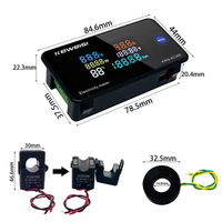Voltmètre KWS-AC300 Ampèremètre KWS Compteur d'énergie AC 50-300V LED Wattmètre AC Compteur d'électricité avec fonction de réinitialisation 0-100A