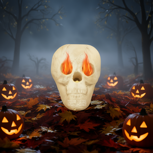 Decorazione Teschio in Plastica Beige per Halloween D0100H5NCHT - Product Image 2