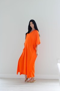 Nuevo Vestido de Playa Tie Dye Hecho a Mano 2026, Kaftán Boho, Traje de Baño, Tela de Algodón, Kaftán Largo para Mujer, Vestido Maxi - Product Image 4