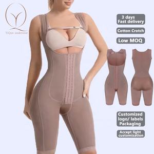 Компрессионный боди послеоперационный, стадия 2, с высокой степенью сжатия, корректирующее белье, фajas для женщин, колумбийский стиль - Product Image 2