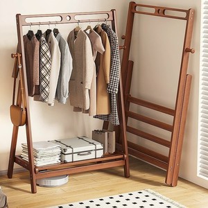 Simple floor-standing <b>clothes</b> <b>rack</b> for home use, bedroom, living room, balcony, storage, easy to use. - Product Image 1