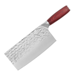 Household kitchen <b>knife</b> set, hand-forged hammered <b>knife</b>, cleaver, chef's <b>knife</b>, meat slicer, kitchen <b>bone</b> cleaver. - Product Image 3