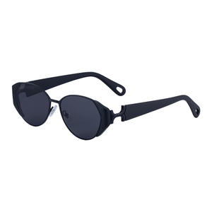 Lunettes de soleil œil de chat personnalisées pour femmes, monture noire, verres PC, protection UV400, style Instagram, mode extérieure - Product Image 4