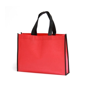 Sac de shopping écologique de haute qualité en tissu non tissé, réutilisable, léger, avec impression de logo personnalisé - Product Image 4