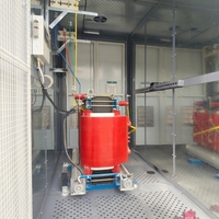 Transformateur de puissance sec en résine coulée 10kV 11kV vers 400V, 30kVA-2500kVA, bobinage rond en cuivre et aluminium SCB18