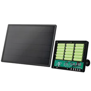 D20 20 w 3 in1 Solarpanel-Ladegerät mit Batterie für 4G Wireless Router WLAN/Spotlight-Kamera/Trail-Kamera