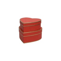 Boîte à fleurs délicate haut de gamme, ensemble de 2 pièces, boîte en forme de cœur, emballage cadeau, meilleure vente