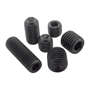 <span class=keywords><strong>Vis</strong></span> sans tête à embase hexagonale en acier au carbone oxydé noir 45H, filetage UNC UNF 8 # -32 10 # -24 1/4-20 5/16-18 3/8-16 1/2-13 5/8-11 - Product Image 1