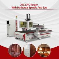 Router CNC Industrial de 3 Ejes con Mesa Giratoria de Vacío, 8 Portaherramientas, Control Syntec y Placa de Identificación Personalizada para Trabajos en Madera