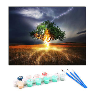 40x50cm decoración del hogar DIY Kit de pintura <span class=keywords><strong>al</strong></span> óleo <span class=keywords><strong>para</strong></span> adultos arte pintura <span class=keywords><strong>al</strong></span> óleo imágenes <span class=keywords><strong>para</strong></span> colorear por número fácil - Product Image 1