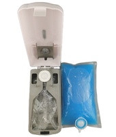 Pochette Doypack à bec verseur, sac de recharge pour savon liquide, sans BPA, étanche, transparent, avec logo personnalisé, distributeur de désinfectant pour les mains