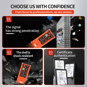 Control remoto industrial inalámbrico de radio grúa resistente a caídas y aplastamientos, <span class=keywords><strong>todo</strong></span> para su uso - Product Image 5