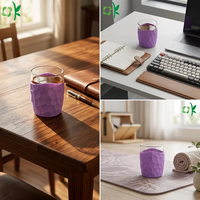 Oksilicone Couvercle de tasse thermos en silicone personnalisé Manchon de protection en verre anti-chute pour tasse de thé Bouteille d'eau écologique