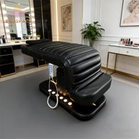 Elektrische Kosmetikliege für Schönheitssalon und Medizinische Anwendungen, Multifunktionale Hebe-Untersuchungsliege für Tattoo und Stickerei, PU-Leder, Modern