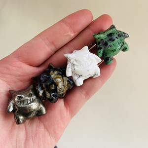 Wholesale Carving Mew Crafts Cartoon Character Jade Crystal Pikachu <strong>pokemon</strong> - Product Image 4