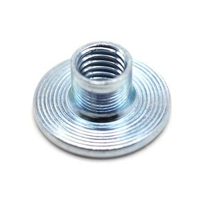 Écrou en T à quatre griffes métrique M6 en acier au carbone poli galvanisé, sur mesure OEM, pour applications de meubles - Product Image 5