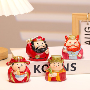 Lucky Little Deity Ornament Resin <b>Statue</b> Irregular Shape Home Decoration Office Desk Decor Car Accessory Personal Gift - Product Image 1