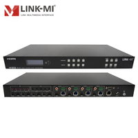 Matrice HDMI 4x4 4K60Hz avec extenseur 70m, 4 entrées 4 sorties, avec 4 sorties HDMI en boucle et contrôle IR bidirectionnel