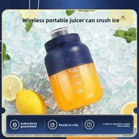 Cross-border grote capaciteit 0.6L oplaadbare 80W draagbare sapcentrifuge voedselveilige PC-container versgeperste sapmaker Stir 5