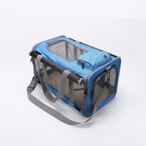 Sac de transport respirant et portable pour animaux de compagnie - Caisse de transport bandoulière pour chats et petits chiens - Product Image 6