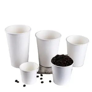Dixie Cups Großhandel Einweg-Kaffeetassen aus Papier, bedruckt mit individuellem Design