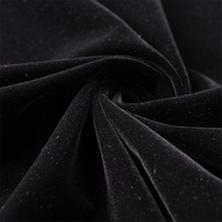 Tissu de vêtement Textile de maison tissu de velours floqué en velours confortable avec support en Polyester