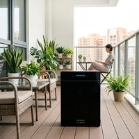 Système solaire hybride pour balcon, prêt à l'emploi, 5 kWh, 2400 W, charge AC, WiFi intelligent, IP65, CE, UE