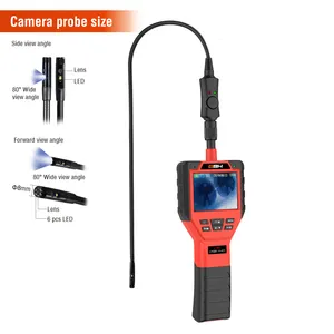 Kiểm soát hai chiều 8.0mm xem kép xe máy ảnh kiểm tra máy ảnh ống kính kép rắn cam Snapshot kỹ thuật số borescope máy ảnh