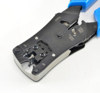 Conector de prueba de Cable Utp Stp Rj45 Rj11 Rj22 Test Cat3 Cat 5 Cat 6 Cables de enchufe Modular Herramienta de prensado Probador de cables Crimpadora